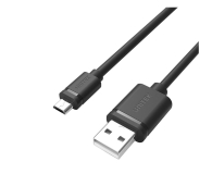 Kabel UNITEK Kabel USB - microUSB 2.0, 2M, M/M; Y-C455GBK